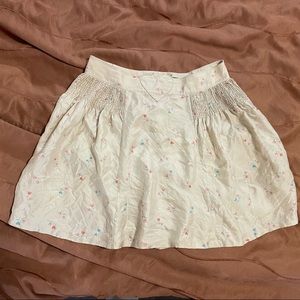 Marc by Marc Jacobs 100% Silk Heart Appliqué Mini Skirt